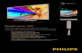 50PFL4709/F8 Philips Televisor LED-LCD serie 4000download.p4c.philips.com/files/5/50pfl4709_f8/50pfl4709_f8_pss... · 50PFL4709/F8 Destacados Televisor LED-LCD serie 4000 50" class