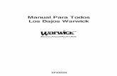 Manual Para Todos Los Bajos Warwick - Pastrana · PDF fileMarkneukirchenSeptiembre2008 QueridoCliente, FelicidadesporlacompradesuNuevoinstrumentofabricadoporWarwick.Setratasindudadela