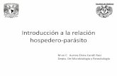 Introducción a la relación hospedero-parásito - Facultad de · PDF file · 2015-05-26Introducción a la relación hospedero-parásito . M en C Aurora Elvira Candil Ruiz Depto.