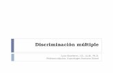 Multiple discrimination and equality · PDF fileDiscriminación por distintos motivos en momentos distintos. 5 Lynn Roseberry 2013 . Declaración y Plataforma de Acción de Beijing