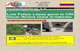 Luis Felipe López ganó la CRI Oscar Rivera toma el liderato · PDF fileOscar Rivera toma el liderato Trofeos A. Rodríguez B Ltda. La # 1 de los Trofeos en Colombia ... 9.- GOMEZ,Ronald