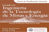 Grado en Ingeniería de la Tecnología de Minas y Energía ... · PDF file... ejercicios prácticos con sólidos y superficies - Resolver, en el ... Posiciones relativas de dos ...