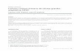 Linfoma cutáneo primario de células grandes anaplásicas ...sisbib.unmsm.edu.pe/BVRevistas/folia/vol19_n2/pdf/a06v19n2.pdf · Folia dermatol. Peru 2008; 19 (2): 85-87 87 Güere