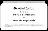 Tema 3 Pisos bioclimáticos y pisos de vegetación · PDF file · 2013-02-14Periploca angustifolia, Launaea arborescens, Teucrium lanigerum Región Mediterránea. 232323 Introducción