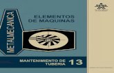 ELEMENTOS DE MA UINAS - repositorio.sena.edu.corepositorio.sena.edu.co/.../1381/12/13-mantenimiento-de-tuberia_op.pdfrial que debe usarse para el manejo de diferentes tipos de fluidos.