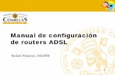 Manual de configuración de routers ADSL - IIT | Instituto ... · PDF file4 3Com ADSL 11g Wireless Router (3CRADSL72) – DHCP: activado – WiFi: activado con nombre 3com y sin clave