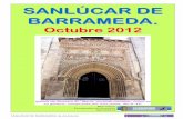 SSSSAAANNNNLLLLÚÚÚÚCCCCAAAARRR DDDEEE ... · PDF fileSANLÚCAR DE BARRAMEDA de Andalucía. 9-10 -2012 Mapa recorrido visitas en Sanlúcar de Barrameda Datos para organizarse con