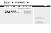 RL4000 TML-4000 - manuals.gogenielift.commanuals.gogenielift.com/Operators/Spanish/T108020SP.pdfSegunda edición • Segunda impresión Manual del operario N° de pieza T108020SP RL4000
