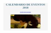 Calendario de eventos Madrid 2018 · PDF fileMuestra de obras realizadas por Tiziano y otros pintores italianos ... El solista británico ofrece dos conciertos con las mejores canciones