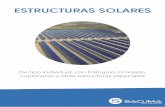 Catalogo de estructuras Monsolar · PDF fileEstructuras SCL En Saclima Solar Fotovoltaica, nos encargamos de que su proceso de selección de estructuras sea lo rnás sencillo posible: