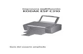 Impresora multifunción KODAK ESP C310resources.kodak.com/support/pdf/es/manuals/urg01187/C310_AiO...Impresora multifunción KODAK ESP C310 ES Software Home Center El Software KODAK