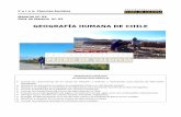 GEOGRAF˝A HUMANA DE CHILE - LA PALABRA ESTÁ · PDF filepoblación de Chile. Los Censos son la herramienta mÆs conveniente en la recolección de la información estadística para