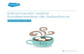 Información sobre fundamentos de Salesforce · PDF fileObtener información sobre los fundamentos de Salesforce Bienvenidos, usuarios de Salesforce EDICIONES Disponible en: Salesforce