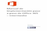 Manual de Implementación paso a paso de Office 365 · PDF fileTipos de planes que nos ofrece, que se adapte a nuestras necesidades. ... Abrimos nuestro browser y nos dirigimos al