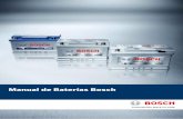 Manual de Baterías Bosch - Auto náutica sur s.r.l. de Baterías Bosch | 5 Autodescarga Describe el hecho de que cualquier ba-tería se descarga, incluso sin que haya ningún consumidor