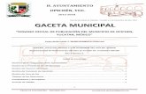 H. AYUNTAMIENTO OPICHÉN, YUC. - opichen.gob.mxopichen.gob.mx/web/wp-content/uploads/2016/11/PDF_Plan-Municipal... · H. AYUNTAMIENTO OPICHÉN, YUC. 2015-2018 Gaceta Municipal de