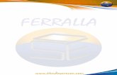 FERRALLA - tiendaserecon.com INSTALADA 1,5 kW 1,5 kW 2,2 kW PESO MÁQUINA 270 Kg. 270 Kg. 390 Kg. DIMENSIONES MÁQUINA 760 x 810 x 860 mm. 760 x 810 x 860 mm. 800 x 890 x 860 mm. 63