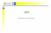 Arquitectura de Software - Profesoresisis3702/dokuwiki/lib/... · DEPARTAMENTO DE SISTEMAS Arquitectura JMS • Partes de una aplicación JMS o JMS Clients: Programas en Java que