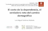 El costo de la dependencia, el verdadero reto del cambio ...dds.cepal.org/proteccionsocial/pacto-social/2013-10-seminario-mx/... · el estado de salud de los adultos mayores en mexico