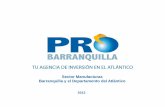 Sector Manufacturas Barranquilla y el Departamento del ...probarranquilla.org/sectorsDownloadableFiles/es/... · • Iniciativa de la Cámara de Comercio de Barranquilla ... Parque