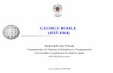 GEORGE BOOLE (1815-1864) - ucua.ujaen.esucua.ujaen.es/jnavas/web_electrica/archivos/tema1/Boole.pdf · presentar mediante circuitos conmutadores eléctricos, y como la combinación