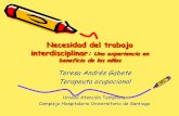 Teresa Andrés Gabete Terapeuta ocupacional - … · El desarrollo es el proceso dinámico de interacción entre el organismo ... Miembros del equipo de Terapia Ocupacional ... •Terapia