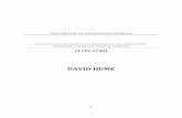 DAVID HUME · 5 tratado de la naturaleza humana ensayo para introducir el mÉtodo del razonamiento experimental en los asuntos morales (1739-1740) david hume
