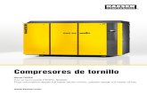 Compresores de tornillo - Kaeser Compresores España · Compresores de tornillo. DSDX – Ahorro de energía de serie La base de la conocida eficiencia energética es el PERFIL SIGMA