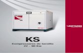 Compressores de tornillo 22 - 90 K DE AIRE/Archivos... · La calidad de los grupos de tornillo se comprueba ... los compresores de la serie KS están dotados de una estructura paletizada