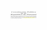 Constitución Política de la República de Panamáasamblea.gob.pa/cep/contitucion_del_1972_reforma.pdf · Constitución Política de la República de Panamá Esta edición de la