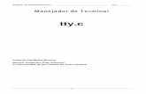 Manejador de Terminal - Servidor de Información de …sopa.dis.ulpgc.es/ii-dso/lecminix/manejado/tty/tty.pdf · En base a la forma en que el sistema operativo se comunica con ...