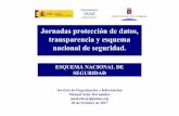 Jornadas protección de datos, transparencia y esquema ... · INTRODUCCION Seguridad Información ENS, 20-Oct–2017 (Manuel Soler Hernandez) ESQUEMA NACIONAL DE SEGURIDAD