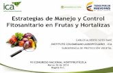 Estrategias de Manejo y Control Fitosanitario en Frutas y ... · El Plan de Acción Nacional de Colombia para el manejo del Huanglongbing (HLB) de los cítricos, integrado a la gestión