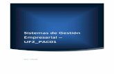 Sistemas de Gestión Empresarial – UF2 PAC01€¦ · Sistemas ERP-CRM. Implantación. 1. Introducción a la práctica. ... Open ERP 7. 1. Creación de los socios. a) Mantenimiento