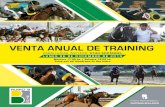 VENTA ANUAL DE TRAINING - caballosdelmundo.com · VENTA ANUAL DE TRAINING CABALLERIZA INVITADA: STUD ARCÁNGEL LUNES 06 DE DICIEMBRE DE 2010 Muestra 17.00 hs. | Subasta 18.00 hs.