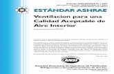 ESTÁNDAR ASHRAE Ventilacion para una Calidad … · 2 Estándar ANSI/ASHRAE 62.1-2007 (Este prefacio no es parte de este estándar, es únicamente informativo y no contiene requerimientos
