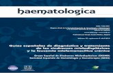 Guías españolas de diagnóstico y tratamiento de los ... · Abril 2012 Sumario Guías españolas de diagnóstico y tratamiento de los síndromes mielodisplásicos y la leucemia