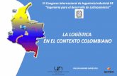 LA LOGÍSTICA EN EL CONTEXTO COLOMBIANOcomunidad.udistrital.edu.co/.../LOGISTICA-PARA-LA-COMPETITIVIDAD.pdfCONPES 3527 3547 CONPES 3568 3489 2. Logística en Colombia. Infraestructura