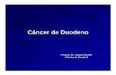 Cáncer de Duodeno - blogs.eco.unc.edu.arblogs.eco.unc.edu.ar/cirugia/files/2011/09/Cáncer-de-duodeno.pdf · Objetivos de la clase Frecuencia de presentación del cáncer de duodeno