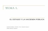 Tema 1. EL ESTADO Y LA HACIENDA PÚBLICA - ocw.usal.esocw.usal.es/ciencias-sociales-1/hacienda-publica-i-grupo-2/... · EL ESTADO Y LA HACIENDA PÚBLICA Hacienda Pública I. 2010/11-