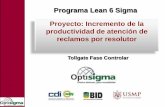 Programa Lean 6 Sigma Proyecto: Incremento de la ... del pago con descuento de las papeletas de tránsito. Objetivo / Alcance ... del SAT / Sponsor Gte. de OYR/ Black Belt Gte. de