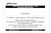 SDMO Todos grupos electrógenos Generalidades … · Manual de servicio y de mantenimiento SDMO Todos grupos electrógenos Generalidades Instrucciones de seguridad ... Capacidad de