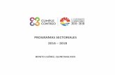 PROGRAMAS SECTORIALES 2016 2018 - Página …cancun.gob.mx/transparencia/files/2017/06/PROGRAMAS...2 De esta manera los Programas Sectoriales a que hace referencia este documento se