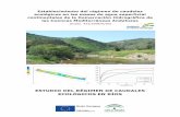 ESTUDIO DEL RÉGIMEN DE CAUDALES …³n hidrológica a partir de datos diarios ... Figura 26. Ajuste de los caudales por métodos hidrológicos a los de modelación del hábitat ...