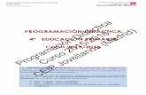 PRROOGGRRAAMMAACCIIÓÓNN …files.ceipjovellanos.es/200005255-1565d17583/Programación... · 5. ÁREA DE INGLÉS 55 ... Programación Didáctica 4º Educación Primaria ... el tema