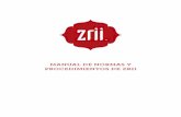 MANUAL DE NORMAS Y PROCEDIMIENTOS DE ZRIIzriiresources.s3.amazonaws.com/pdf/ColombiaWeb/Zrii_Policies... · manual de normas y procedimientos de zrii secciÓn 1 – el propÓsito