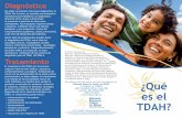 ¿Qué es el TDAH? - chadd.org · National Resource Center on ADHD A Program of CHADD ¿Qué es el TDAH? Diagnóstico No existe un examen único para diagnosticar el TDAH…