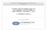 Centro de Investigación en Geografía y Geomática “Ing. …2006-2012.conacyt.gob.mx/Centros/CIGGET/ANUARIO CENTRO...CAPITAL HUMANO Y MATERIAL En términos generales, el personal