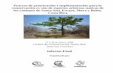 Proceso de priorización e implementación para la ...2008).pdf · conservación ex situ de especies arbóreas nativas de los cantones de Santa Ana, Escazú, Mora y Belén, Costa