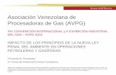 Asociación Venezolana de Procesadoras de Gas (AVPG) · ratificados por la República y las leyes que los ... Todas las actividades susceptibles de generar daños a los ecosistemas